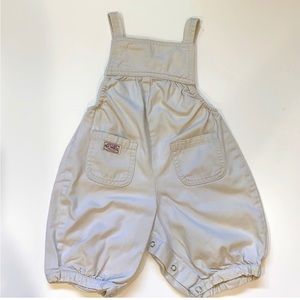 RALPH LAUREN Chino Bubble Overalls 6-12 mo